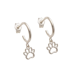Silver Ring Earring Pino With Pata Vazada