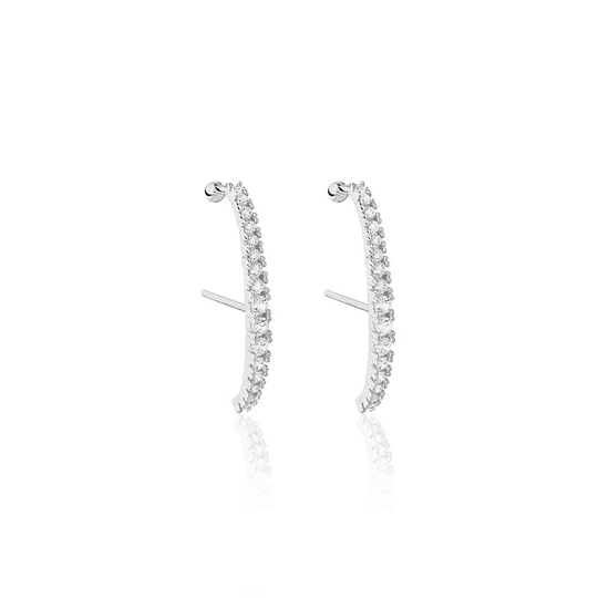 Studded Ear Hook, Champagne Collection - 160452