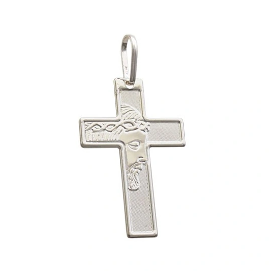 cross pendant with face of christ