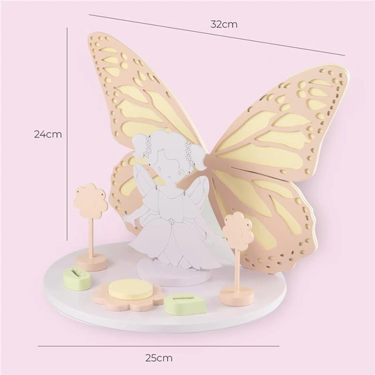 KIT EXPOSITOR LAQUEADO INFANTIL BUTTERFLY