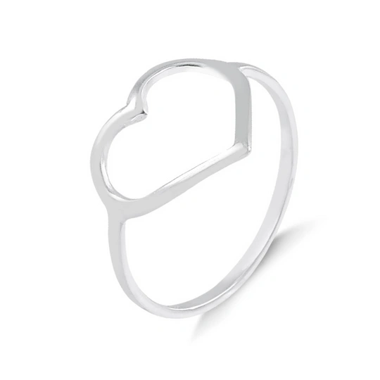 SMALL WIRE HEART RING