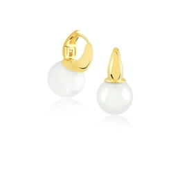 LISO CLICK EARRING GOLD PLATED WITH PEARL