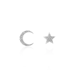 Brincos Lua E Estrela, Coleção Mística - 1690392