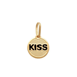 Resin Reticulated Kiss Pendant