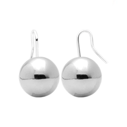EARRING BALL 13MM WITH SILVER HOOK