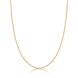 GOLD PLATED SMOOTH TEXTURED VENEZIAN CHAIN