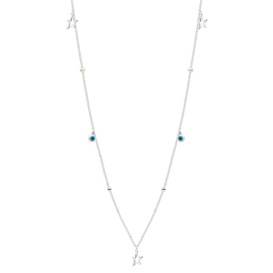 SILVER STARS NECKLACE