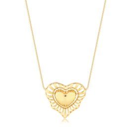 GOLD PLATED DOUBLE HEART CHOKER