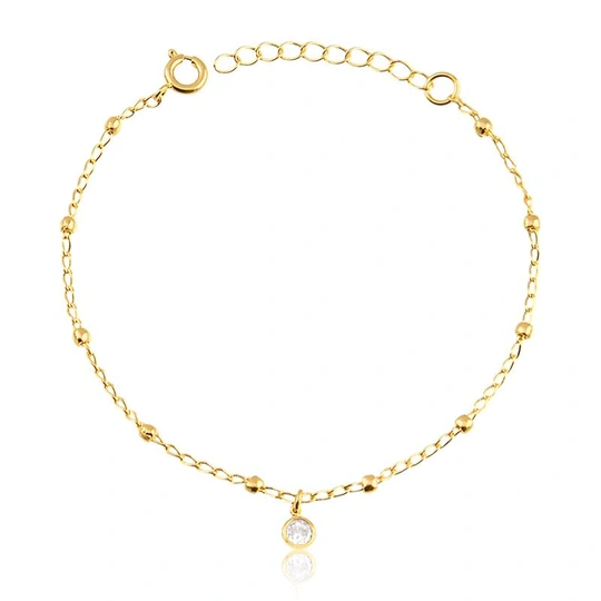 POLLS BRACELET WITH GOLD PLATED LIGHT POINT