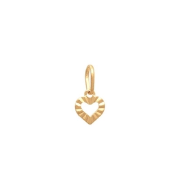 Heart Pendant Mini Hollow Diamond